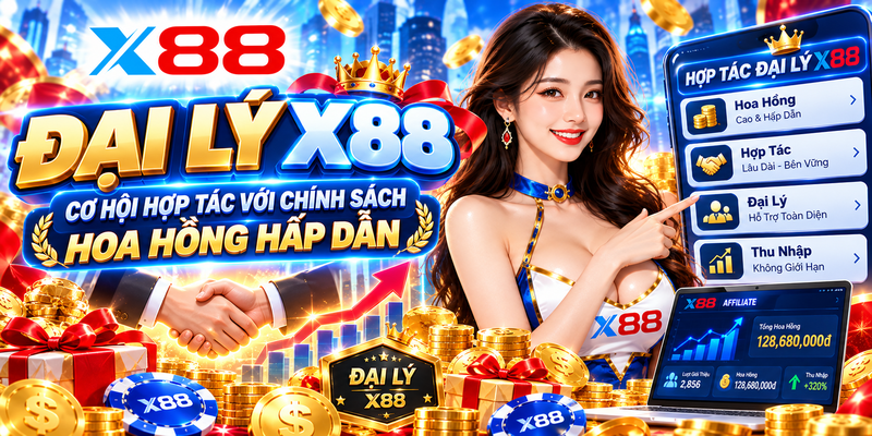 Đại Lý X88 – Cơ Hội Hợp Tác Với Chính Sách Hoa Hồng Hấp Dẫn